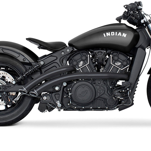 Indian Scout Bobber Sixty Exhausts